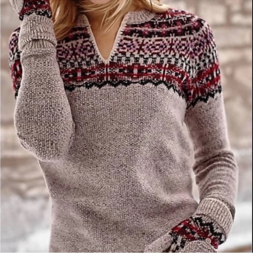 ISO J. Jill V-Neck Sweater